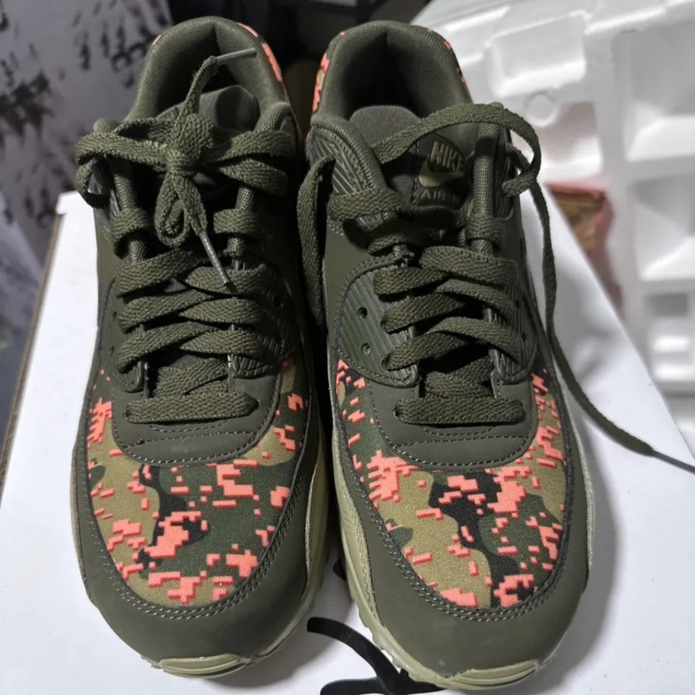 Nike Air Max 90 Digi Camo Olive 9.5. ($150 on stockx)